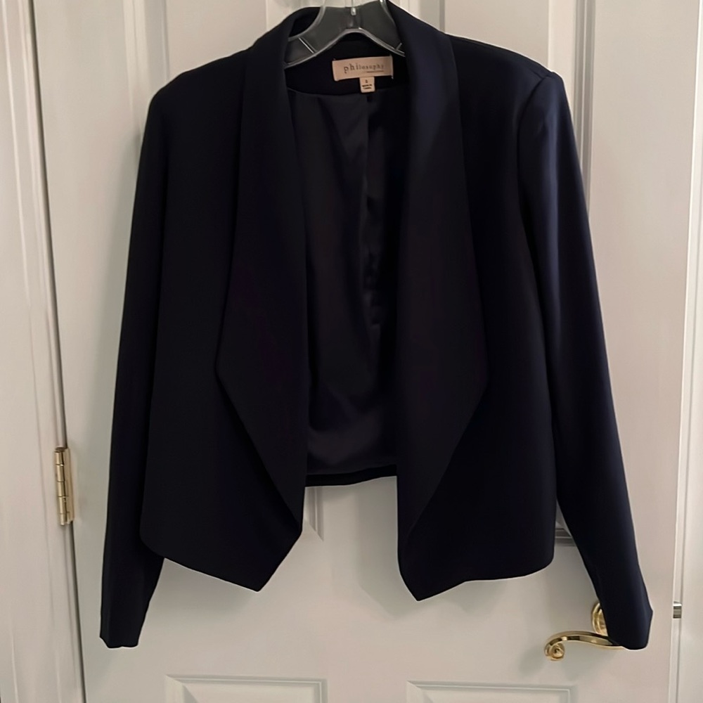 Navy blue blazer